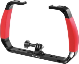 PULUZ víz alatti stabilizáló markolat akciókamerákhoz – piros