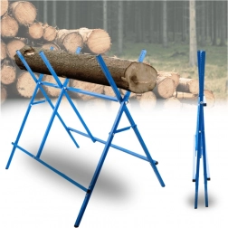 Összecsukható fahasító állvány BITUXX 150 kg, acél, átmérő 27 cm-ig
