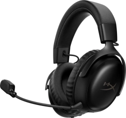 HyperX Cloud III S Wireless fekete gamer fejhallgató mikrofonnal