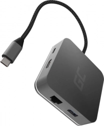 GC USB-C elosztó 6 az 1-ben 3xUSB 3.0, HDMI, RJ45 (Ethernet), USB-C PD