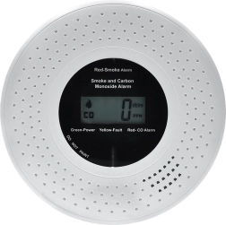 Solight kombinált füst- és szén-monoxid-érzékelő LCD kijelzővel – 1 db
