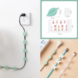 Díszes levél alakú kábelrendező (9 db)