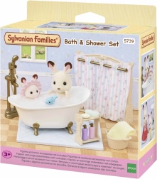Sylvanian Families fürdőszobai szett káddal és zuhannyal