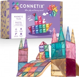 Connetix Pastel Starter Pack mágneses építőkészlet 64 db