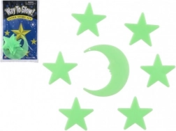 Világító fali dekoráció Csillagok és Hold