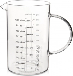 Üveg konyhai mérőkancsó 1 l