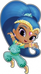 Shimmer&Shine fali dekoráció - Shine (kicsi)