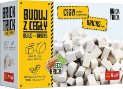 Trefl Brick Trick fehér téglák csomag, mix 70 db
