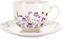 Porceláncsésze csészealjjal LOUKA 260 ml