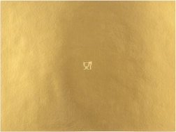 Arany téglalap alakú tortaalátét 40 × 30 cm