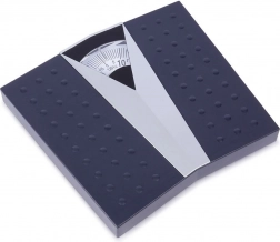 mechanikus fürdőszobai mérleg 120 kg, fekete