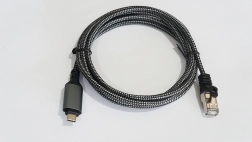 USB‑C – RJ‑45 kábel, 6. kategória, 1 Gbit/s, 2 m