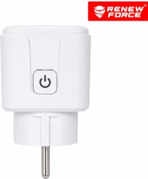 Intelligens Wi-Fi aljzat RENEW FORCE 16 A fogyasztásméréssel