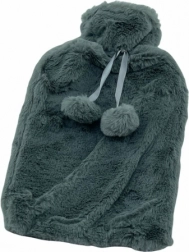 Plüss melegvizes palack – Szürke