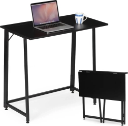 Összecsukható íróasztal MODERNHOME 80 × 45 cm, fekete