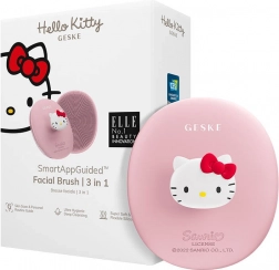 Arc tisztító kefe 3v1 fogantyúval Geske Hello Kitty alkalmazással rózsaszín
