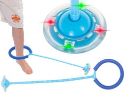 LED-fényes ugrógyűrű lábra – Kék