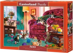 Puzzle 500 darabos Csintalan kiscicák