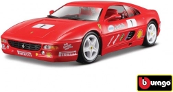 Fémből készült Ferrari F355 Challenge modell a Bburago-tól, 1:24 méretarányban