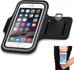 Sportos karpánt tok telefonhoz – fekete