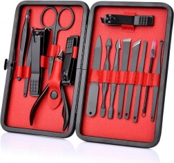 16 részes manikűrkészlet köröm és körömágy ápolására