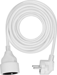 Solight hosszabbító kábel csatlakozóval és 1 aljzattal, 7 m, fehér