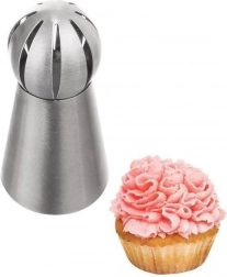 Cukrász habzsákcső twist puha rozsdamentes acélból