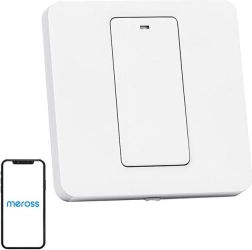 Okos fali Wi‑Fi kapcsoló MEROSS MSS510X EU HomeKit támogatással