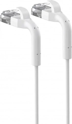 Patchcord Cat.6 U/FTP réz hálózati kábel hajlékony végekkel 3m fehér