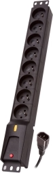 IEC 320 PDU elosztó, 8 aljzat, 3 m