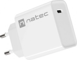 NATEC Ribera hálózati töltő 1x USB‑C 20 W fehér