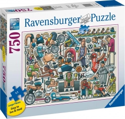Ravensburger puzzle Atlétikai forma 750 darab