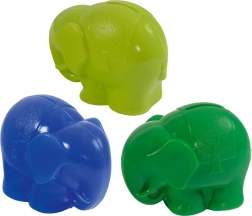 Műanyag elefánt persely