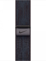 Nike sport karkötő fekete–kék színben, 42 mm-es tokhoz