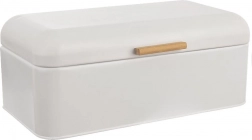 Fém kenyértartó WHITELINE fehér 42 × 24 × 16,5 cm