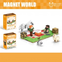 Építőkészlet Magnet World Piknik Parti