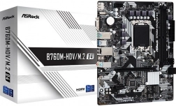 ASRock B760M‑HDV/M.2 D4 alaplap mATX (LGA1700, DDR4)
