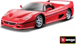Fém modell Bburago 1:24 Ferrari F50 piros