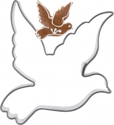 Rozsdamentes galamb alakú kiszúró 6 cm