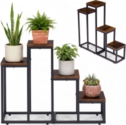 Loft virágtartó állvány 4 polccal ModernHome