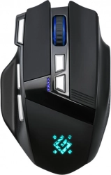 Vezeték nélküli gamer egér DEFENDER Knight, 3200 DPI, 8 gomb, fekete