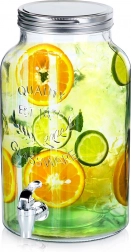 Üveg italtartály csappal 6,2 l