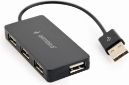 Fekete USB Hub 4 Port
