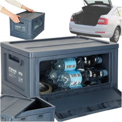 Kempingdoboz - összecsukható box 25l kék