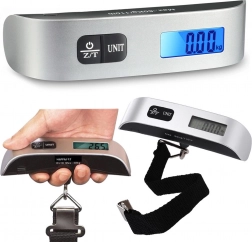 Digitális poggymérleg 50 kg-ig LCD kijelzővel