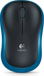 Logitech M185 kék vezeték nélküli egér