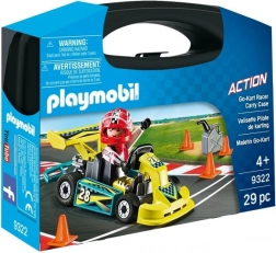 Playmobil hordozható készlet – verseny go-kart figurával