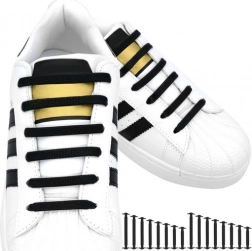 Szilikon cipőfűző kötés nélkül - 16 darabos készlet