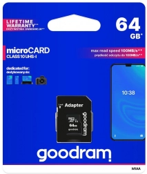 Goodram microSD 64GB memóriakártya