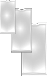 Öntapadó gerinccímke 75 × 25 mm, 12 db